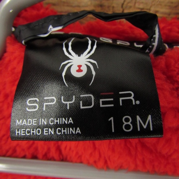 SPYDER 18M Black/White/Red Snowsuit - Picture 11 of 16